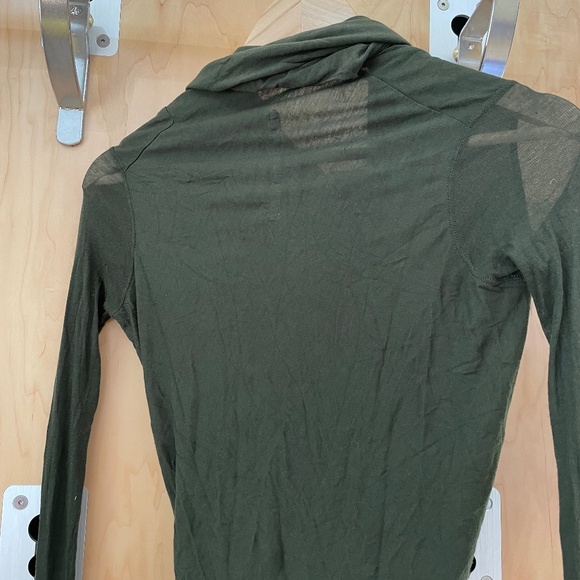 Rick Owens Lilies long sleeve draped top NWT 38IT, US2 - Picture 5 of 8